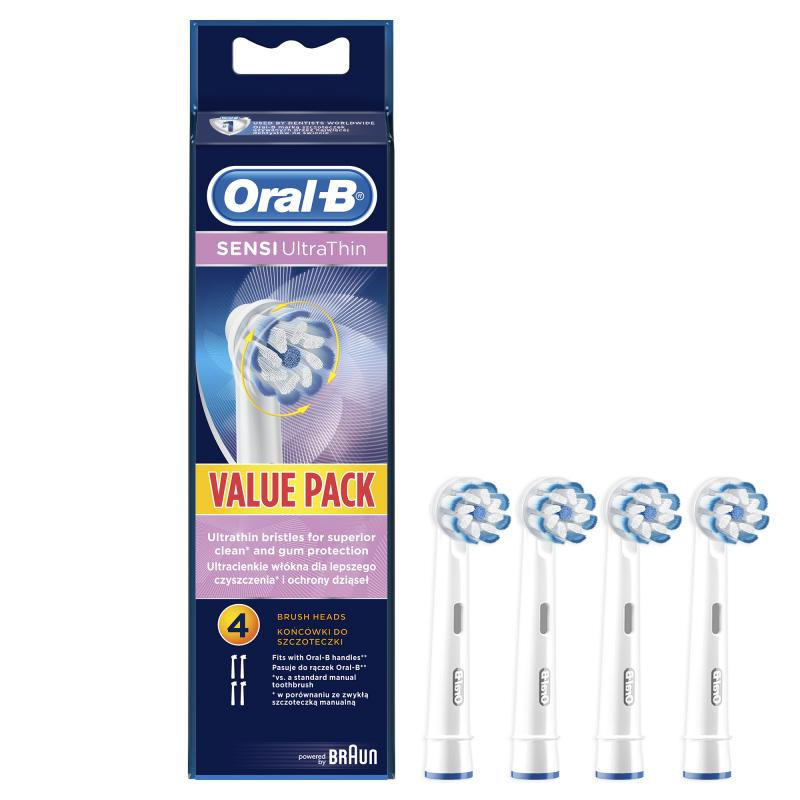 Насадки для зубной щётки Oral-B Sensi Ultra Thin, Braun 4 шт
