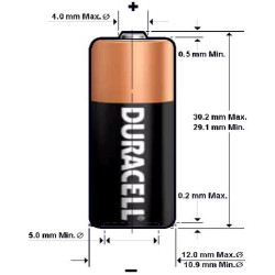Батарейка Duracell LR1, 2 шт