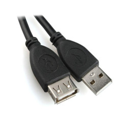 USB-удлинительный кабель 0,75 м, Cablexpert, CC-USB2-AMAF-75CM/300-B