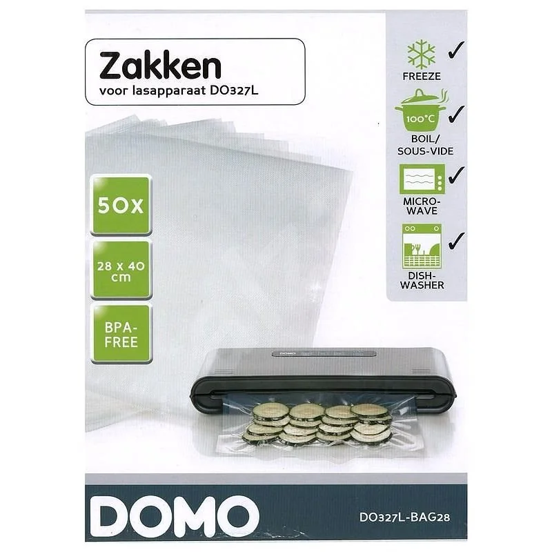 Вакуумные мешки DOMO, DO327L - BAG28, 50 шт