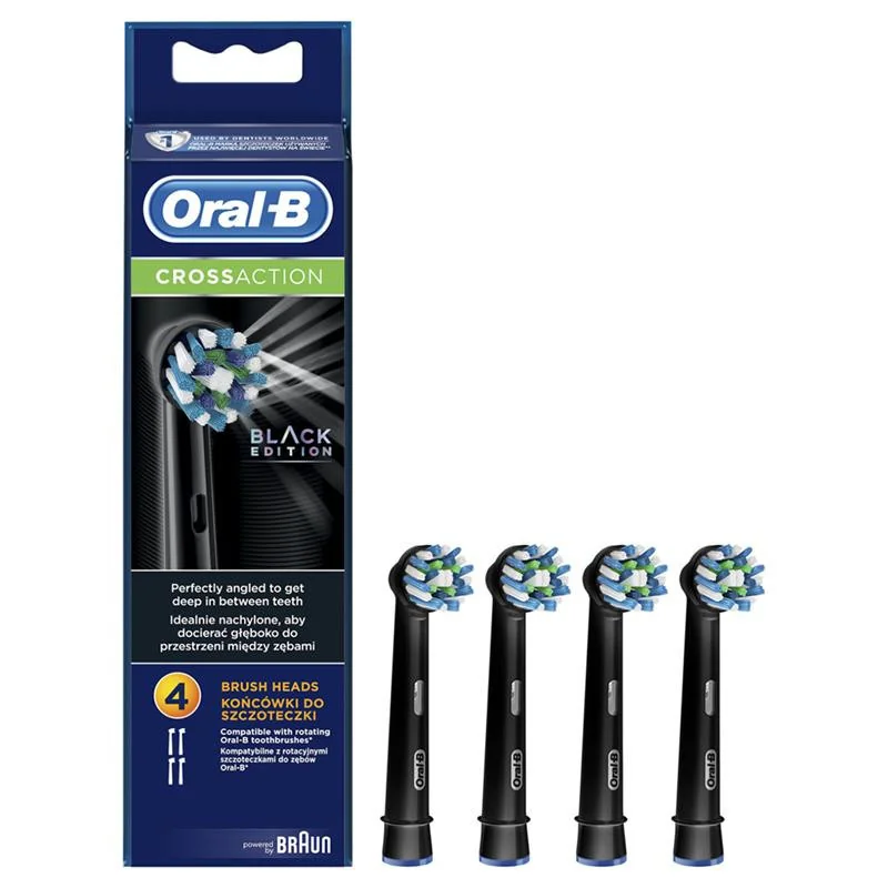 Насадки для зубной щётки Oral-B Cross Action, Braun / 4 шт