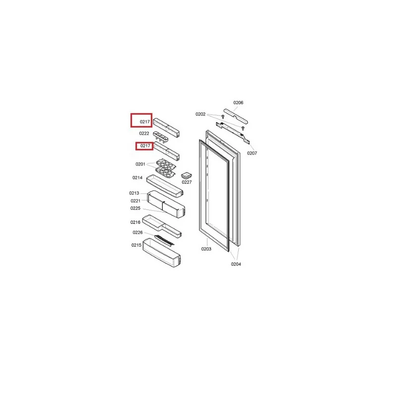 Külmiku ukseriiul Bosch/ Siemens 00449993