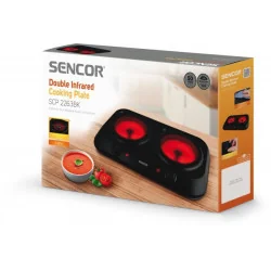 Настольная плитка с двумя конфорками Sencor, SCP2263