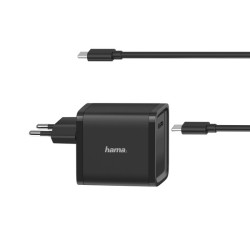 Сетевой адаптер для ноутбука Hama USB-C (45 Вт), 00200005