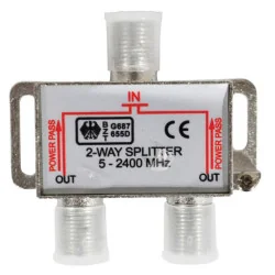 Antennijagur 4-le televiisorile DC pass