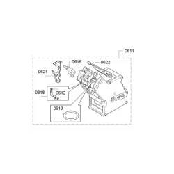 Bosch kohvimasina tihend kohvipressile, 00625379, o-rõngas