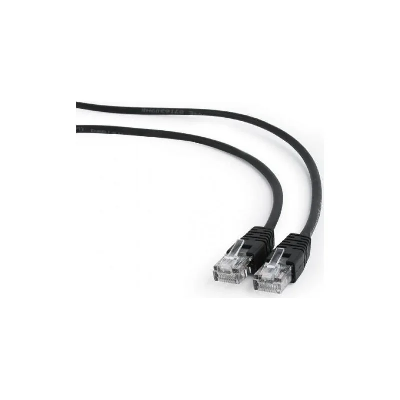 Кабель CAT5e Ethernet, 3м, черный, PP12-3M/BK