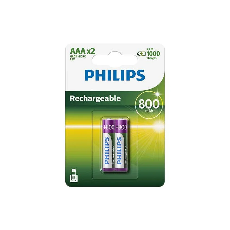 Akupatarei Philips AAA (2 tk)