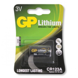 GP CR123A lithium батарейка