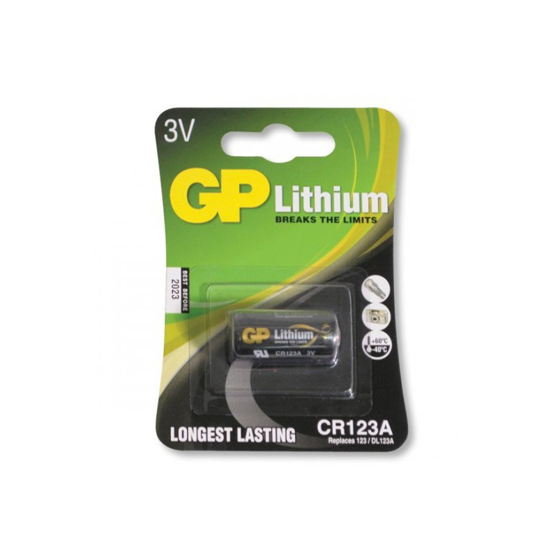 GP CR123A lithium батарейка
