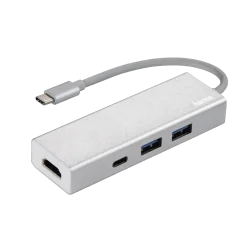 USB-C Hub Hama 2x USB 3.1, USB-C ja HDMI