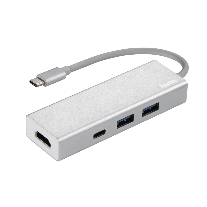 USB-C-хаб Hama 2x USB 3.1, USB-C и HDMI