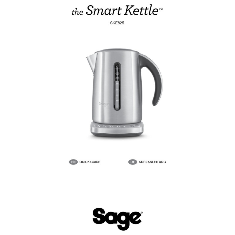 Veekeetja reguleeritava temperatuuriga Sage the Smart Kettle™, SKE825