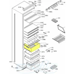 Ящик холод.камеры для холодильников Electrolux, 2251517096, 2251517203