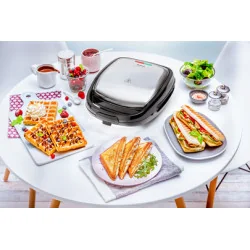 Настольный гриль со сменными пластинами Tefal Snack Time, SW341D