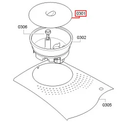 BOSCH/ SIEMENS Espresso ubade kaas, 00646968