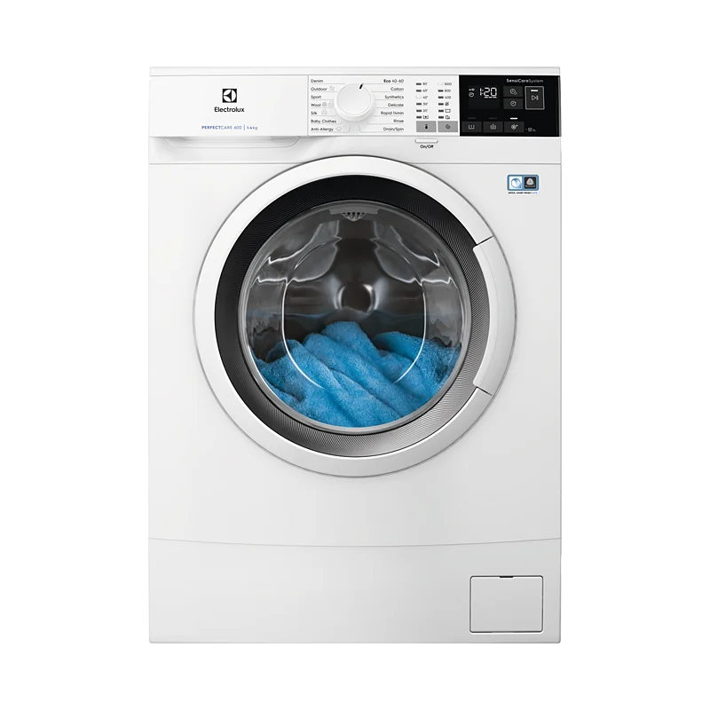 Pesumasin Electrolux, 4 kg, sügavus 37,2 cm, 1000 p/m, EW6SM404W