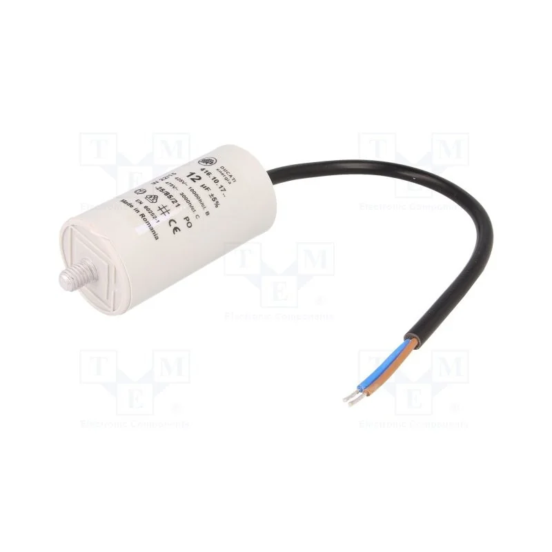 Mootori käivituskondensaator 12mF 425V 416.10.17