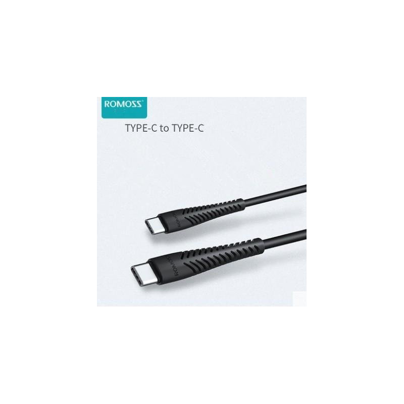 Romoss Type-C to Type-C CB32N1 strain relief USB кабель 1m