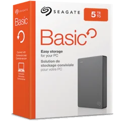 Внешний жёсткий диск Seagate Basic 5TB Grey HDD