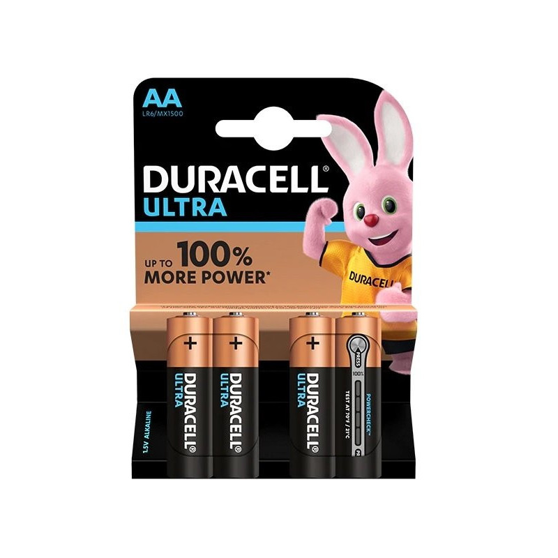 Duracell Ultra AA/LR6 MN1500 батарейка 4шт