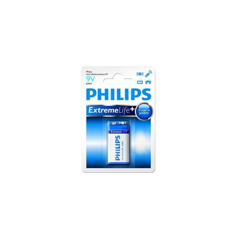 Patarei Philips 6LR61E 9 V Ultra Alkaline