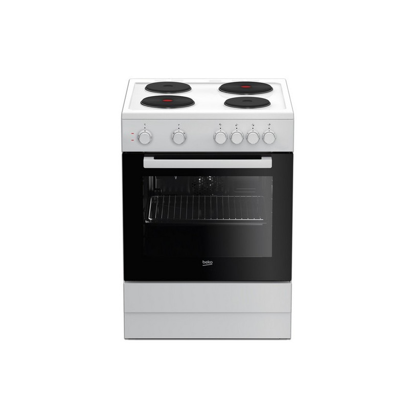 Электрическая плита, Beko, ширина 60 см, FSE66000GW Электрическая плита, Beko, ширина 60 см, FSE66000GW