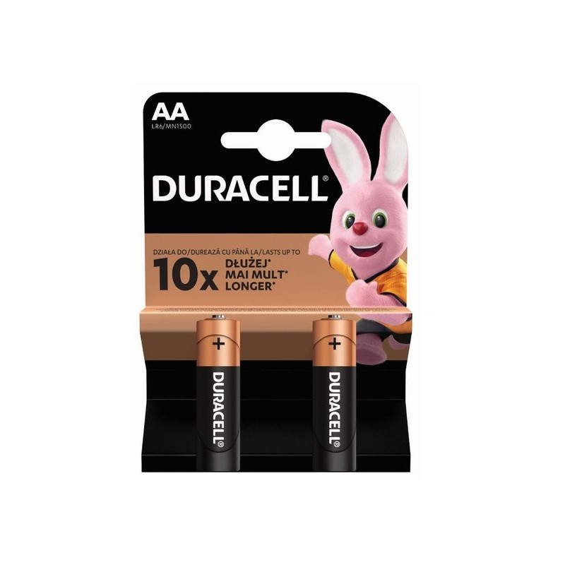 Duracell AA/LR6 Basic MN1500 батарейка 2шт