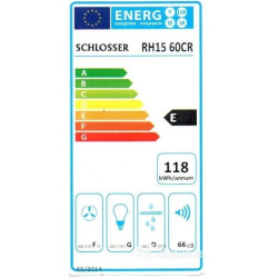 Интегрируемая вытяжка Schlosser, 50 см, RH15-50X