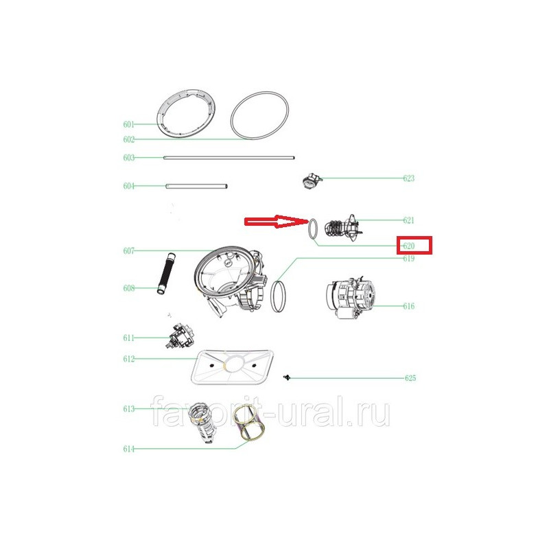 Прокладка тэна DP 14 673001500115