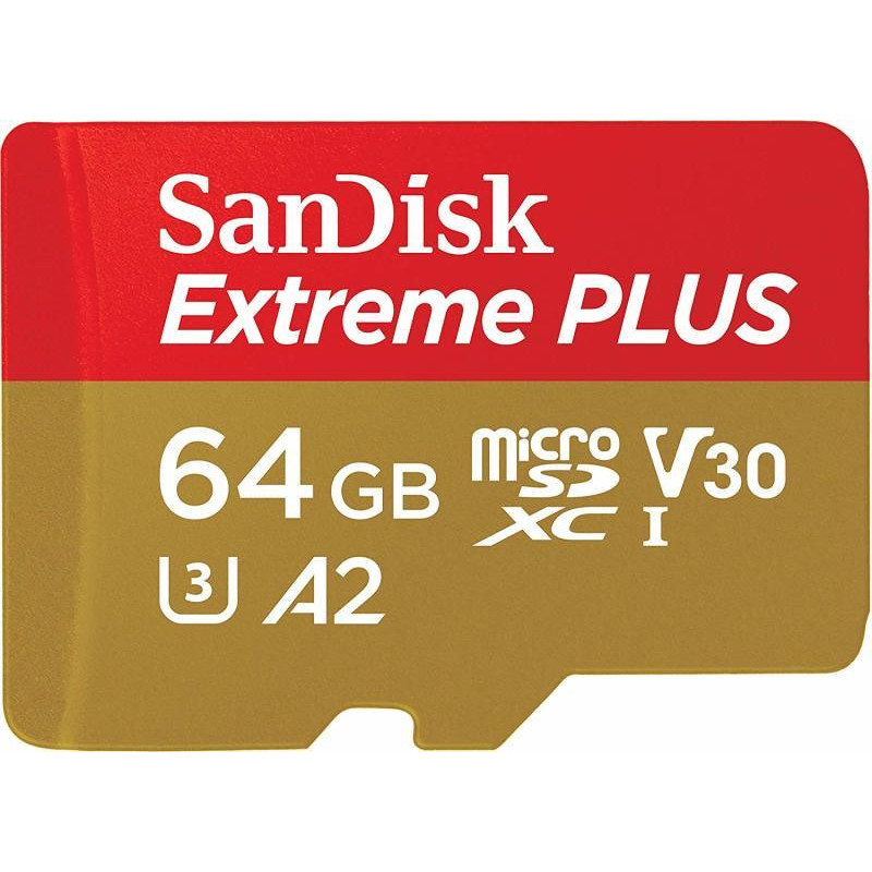 SDXC mälukaart SanDisk Extreme (64 GB), SDSQXBZ-064GGN6