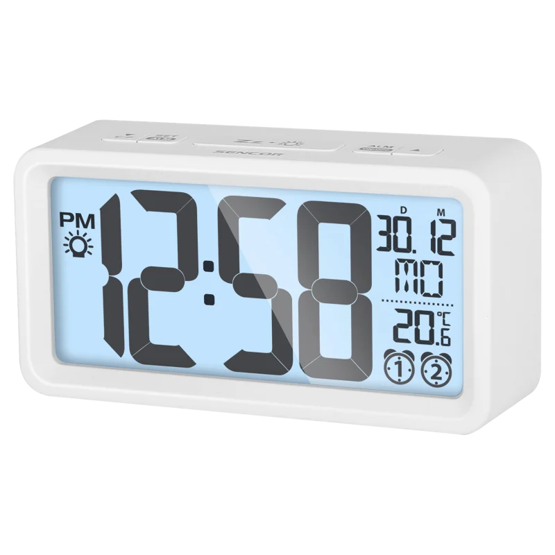 Будильник с термометром Sencor, SDC2800W