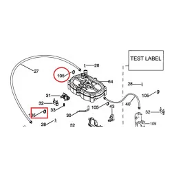 Delonghi kohvimasina survetoru tihend, 5313217701, 7.88x3.85x2.0 Delonghi kohvimasina survetoru tihend, 5313217701, 7.88x3.85x2.0