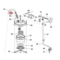 Уплотнительное кольцоDelonghi O-Ring 7.88x3.85x2.00MM, 5313217701
