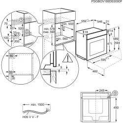 Интегрируемый духовой шкаф с паром Electrolux, EOB7S31V