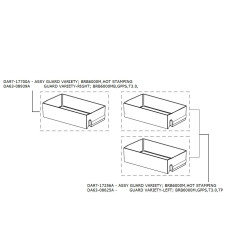 Samsung külmiku ukseriiul DA97-18497A