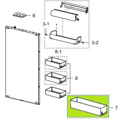 Samsung külmiku pudeliriiul DA97-17243A