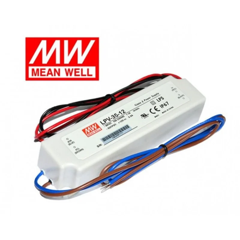 Toiteplokk LED lampidele 12V, 36W, 3A IP67