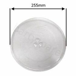 Тарелка стеклянная (поддон) для свч микроволновых печей SAMSUNG 255mm, DE74-00027A