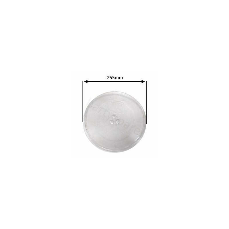 Тарелка стеклянная (поддон) для свч микроволновых печей SAMSUNG 255mm, DE74-00027A