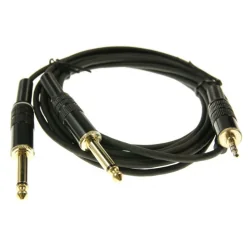 Juhe 3,5mm/ 2x6,35mm- mono...