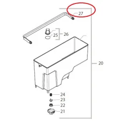 Ручка для бака воды Philips/ Saeco 996530073442