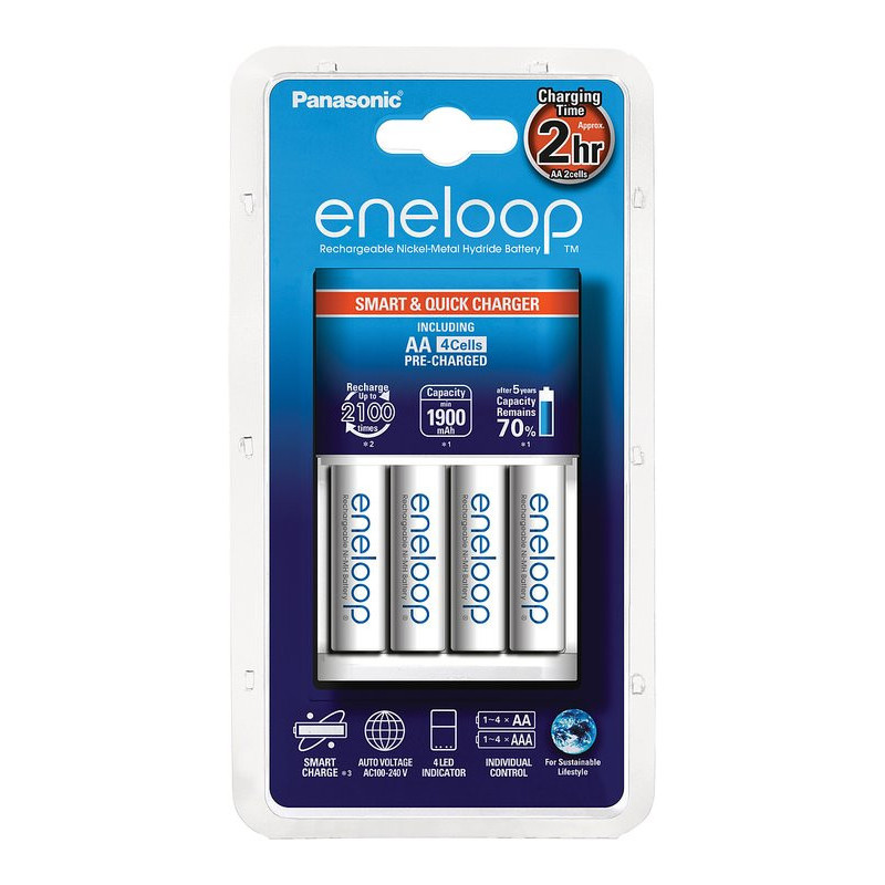 Зарядное устройство Eneloop Eneloop BQ-CC16 4xAA