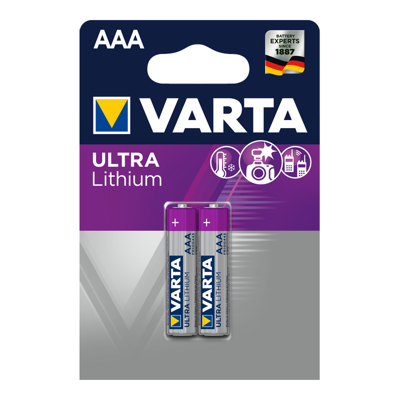 Varta Lithium 6103 AAA/FR03 patarei