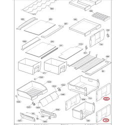 Люк морозильной камеры Beko 4312611800