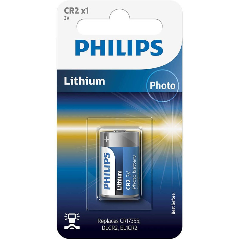 Patarei Philips CR2 3 V Lithium