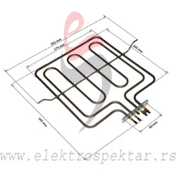 BEKO elektripliidi küttekeha 562100002, 462100002