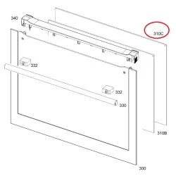 Внутреннее стекло двери духовки Electrolux, Zanussi, AEG 5611826016 Внутреннее стекло двери духовки Electrolux, Zanussi, AEG 5611826016