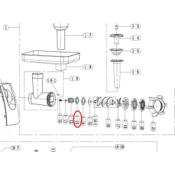 Уплотнительное кольцо для мясорубки STOLLAR BMG800/1-16-2