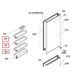 Полка для холодильника Beko 4638020100 Полка для холодильника Beko 4638020100
